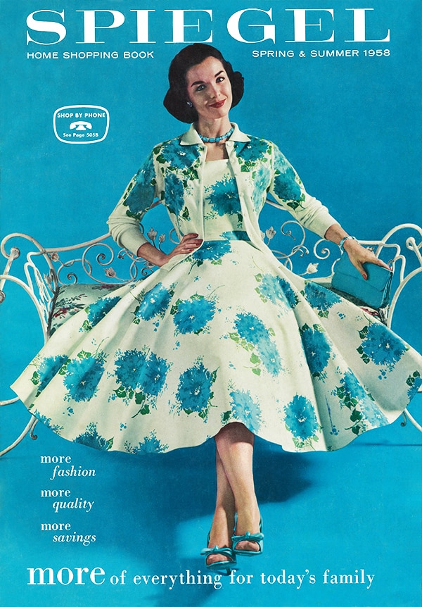 1950s fashion - spiegel catalog cover from the '50s